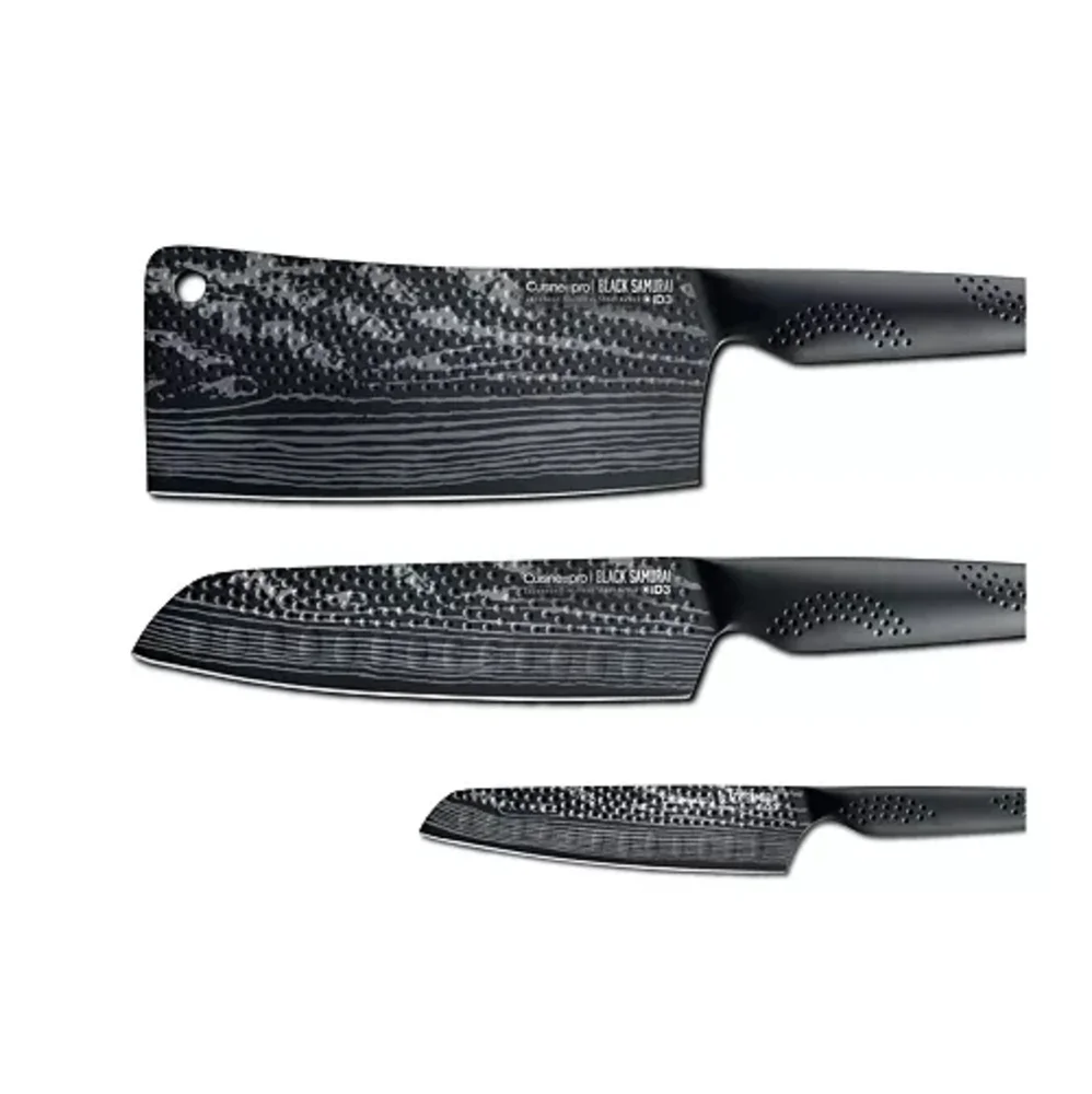 Black Kitchen Knife Set
